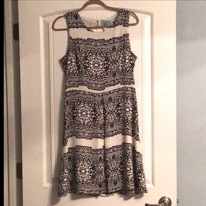 Blue skies sleeveless dress